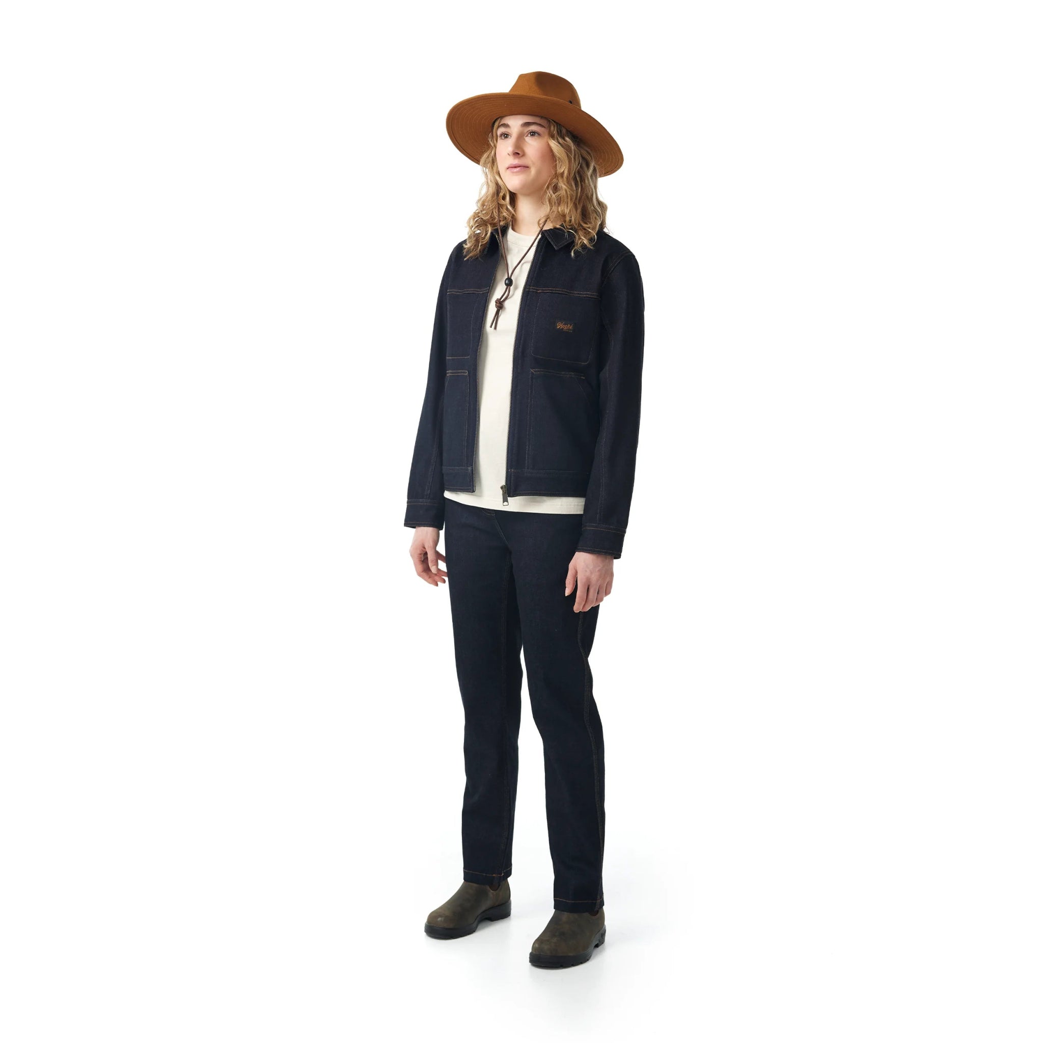 【PERSTEP】24FW★ Field Denim Work Jacket W's Denim Trucker Work Jacket