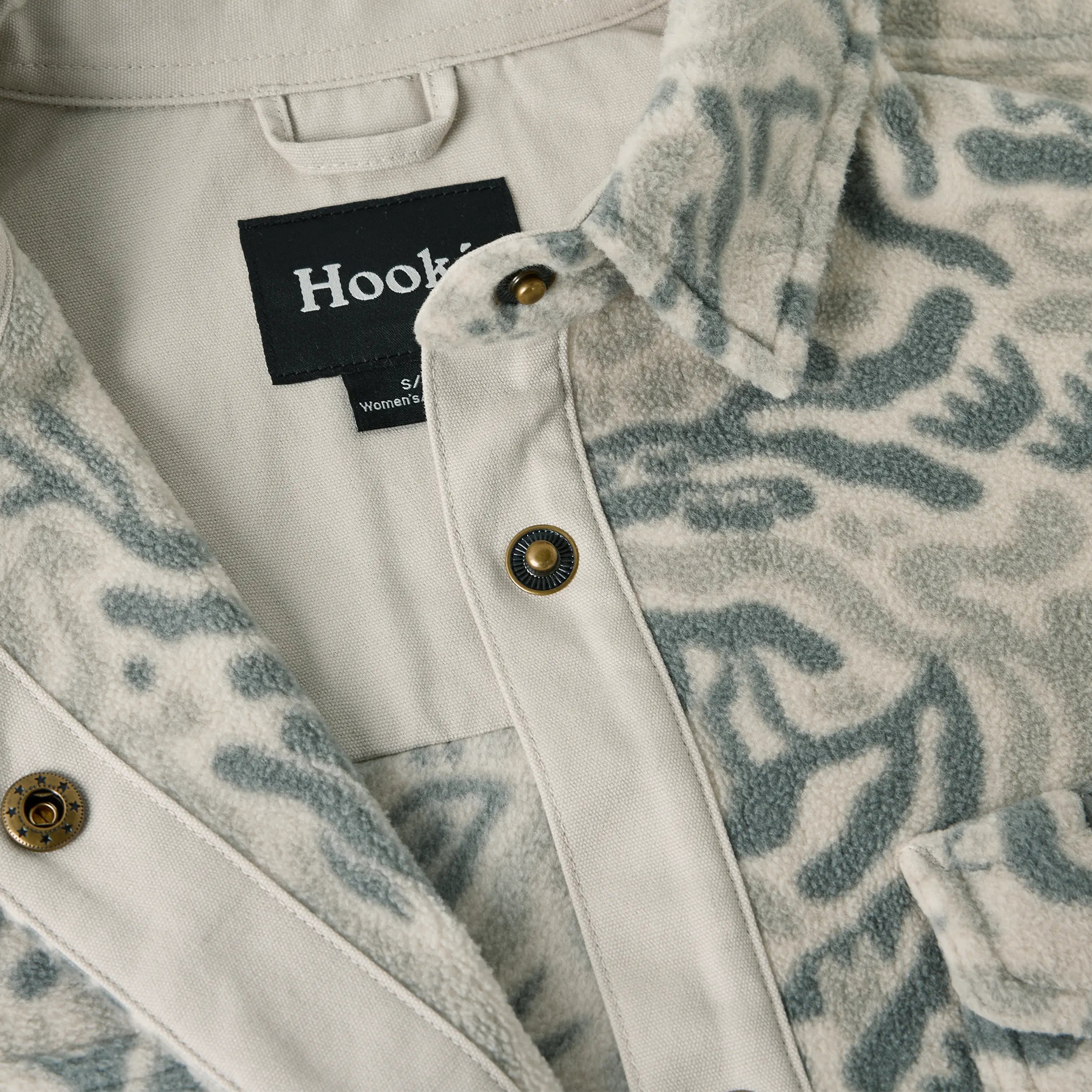 W's Oversized Polar Fleece Shirt - Hooké