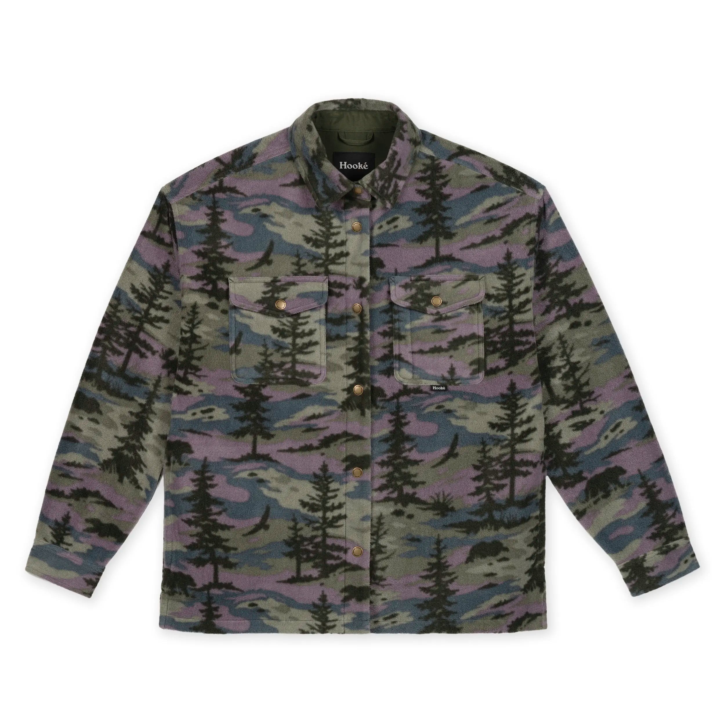 W's Oversized Polar Fleece Shirt - Hooké