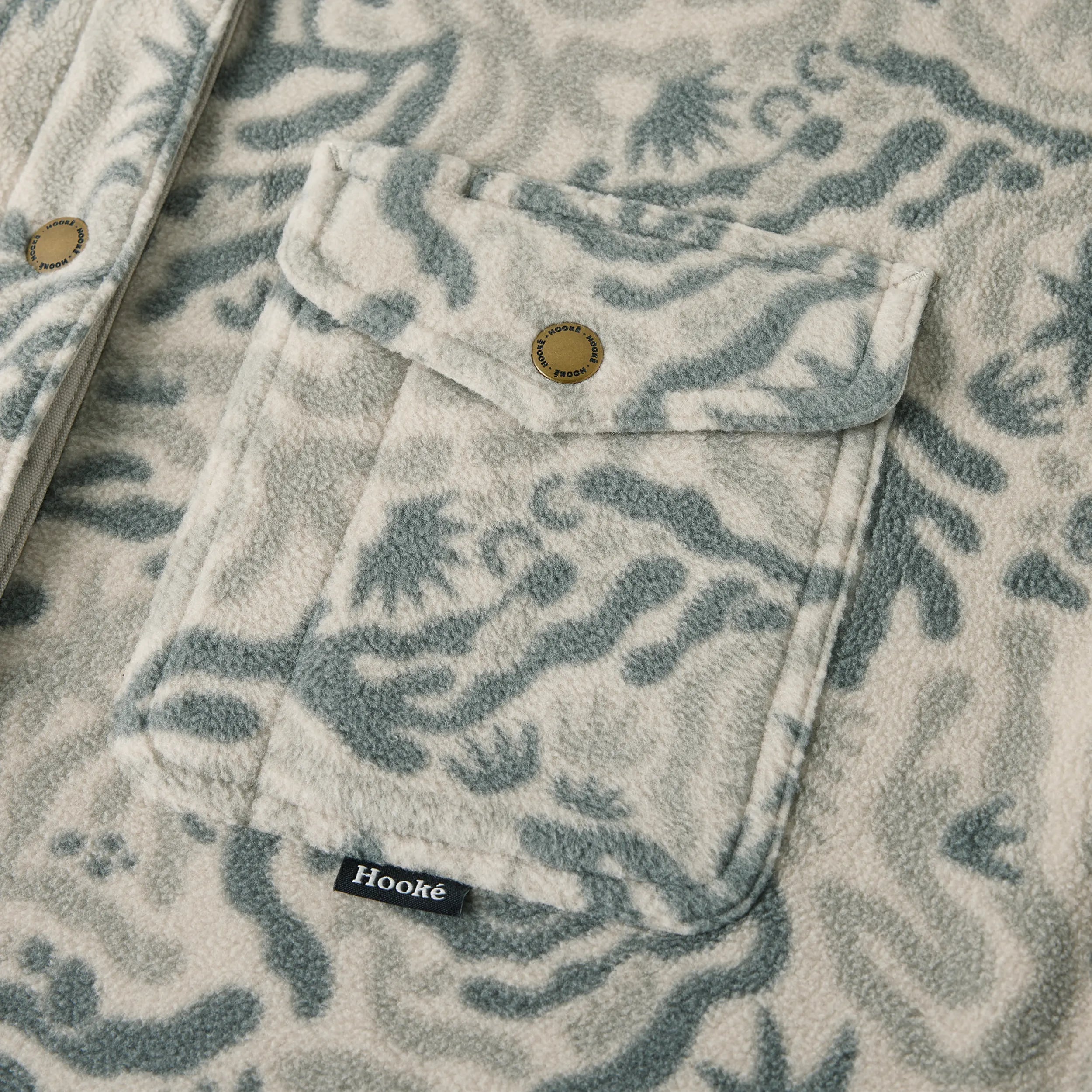 W's Oversized Polar Fleece Shirt - Hooké