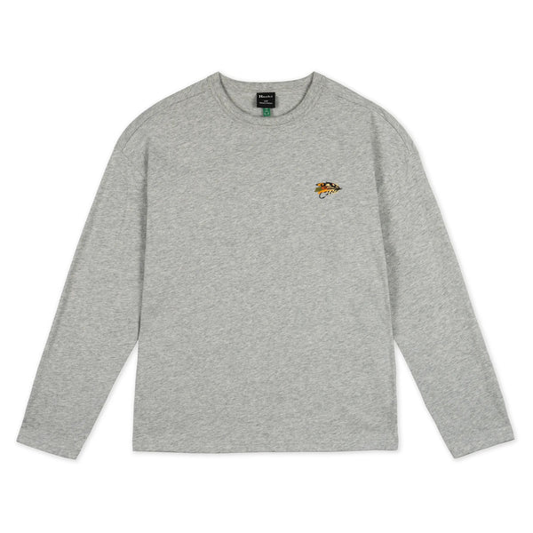 トップス no E mosen* washed long sleeves Alexander Wang Men Long Sleeve T Shirt Acid Wash Black