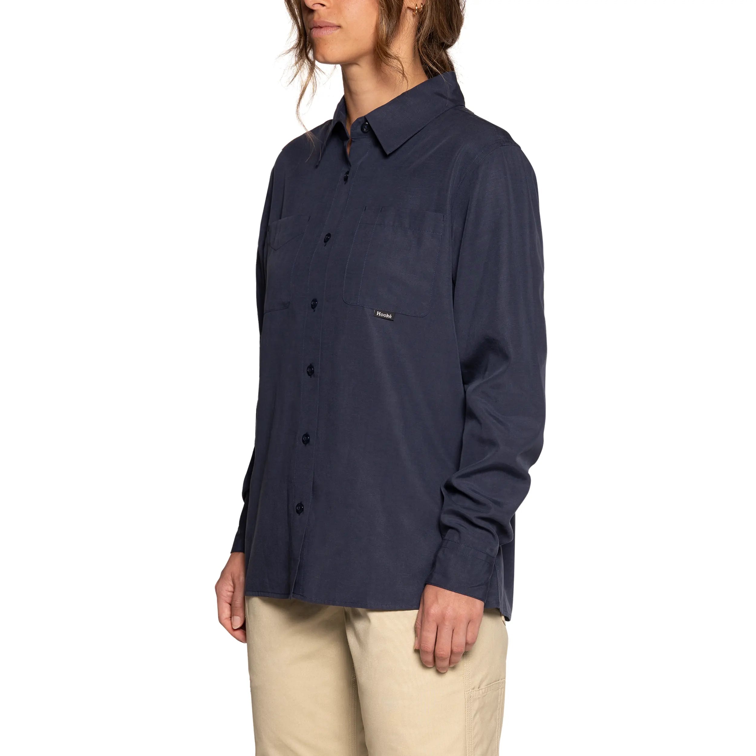 W's Tencel Linen Shirt - Hooké