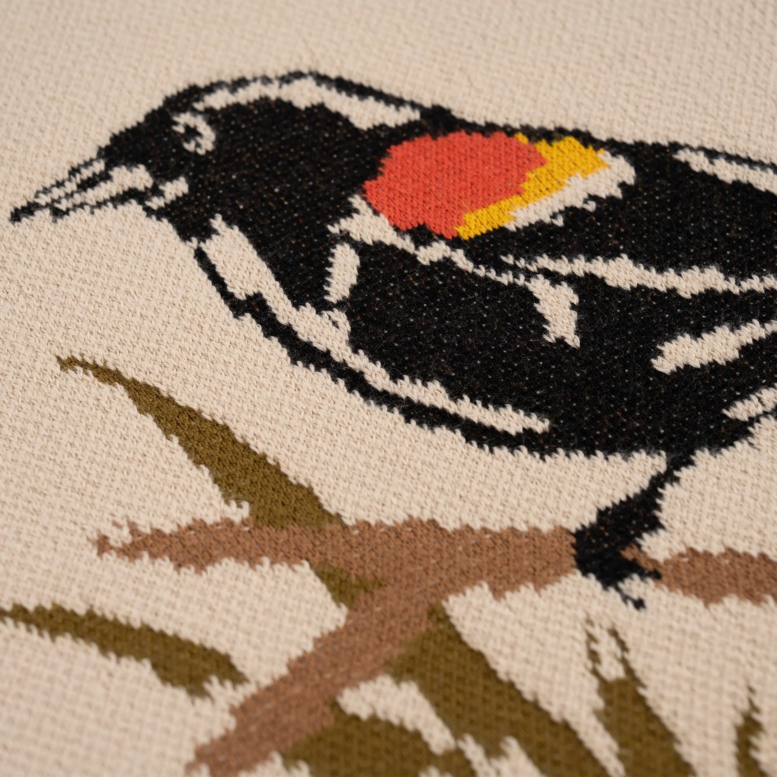 W's WHC Red-Winged Blackbird Knit Sweater - Hooké