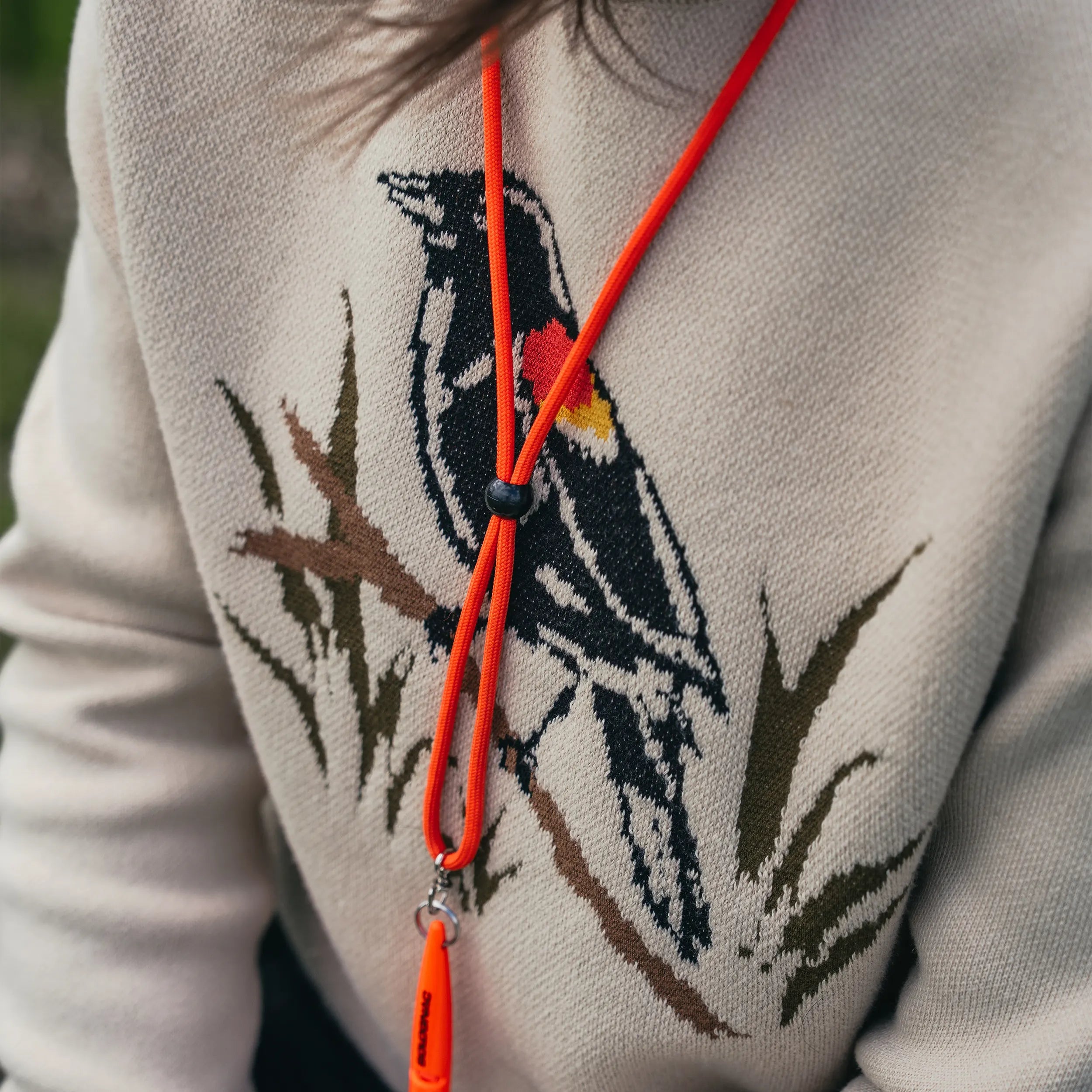 W's WHC Red-Winged Blackbird Knit Sweater - Hooké
