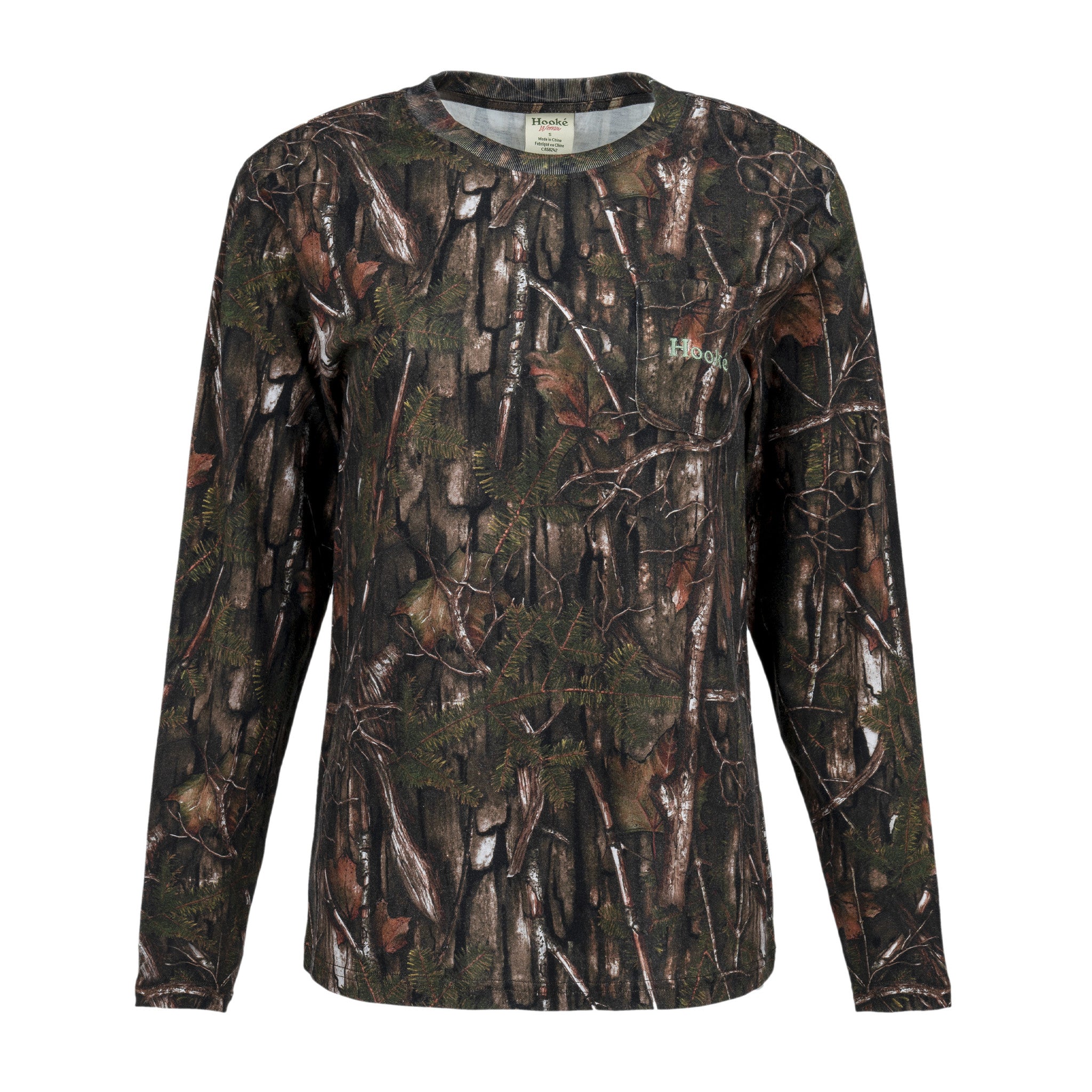 W's Forest Camo Long Sleeve - Hooké